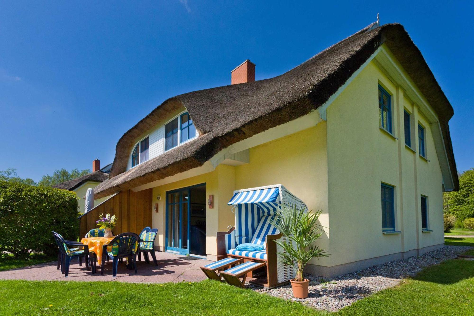 Reetdachhaus Eibe 2, Kaminofen, Sauna, 8 Personen, W-Lan Puddemin 외부 사진